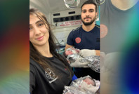 Hastaneye yetişemedi, ambulansta ikiz bebek dünyaya getirdi