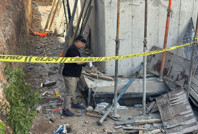 İnşatta düşen işçi öldü