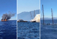 Bodrum'da korku dolu anlar