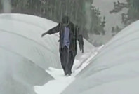 Temmuz ortasında dolu yağdı