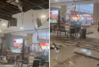 İstanbul’da AVM’nin çatısı çöktü