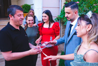 Yüzükleri ev hapsindeki Abdurrahman Tutdere taktı