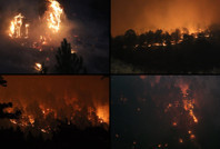 Antalya'da 5 ilçedeki orman yangınlarının 2'sine müdahale sürüyor