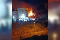 Düğün sonrası atılan havai fişek yangına neden oldu