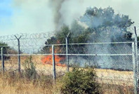 Bu da ithal yangın: Sınıra dayandı