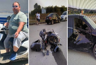 Otomobil ile çarpışan motosiklet sürücüsü hayatını kaybetti