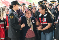 Şırnak'ta şehit olan uzman çavuş Mehmet Ali Yıldırım son yolculuğuna uğurlandı