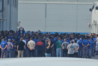 Yataş'ta 'maaş' eylemi