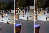 Çocuklar başlattı, anneler devam ettirdi! Parkta olaylı gece