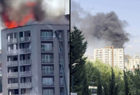 İstanbul'da korkutan yangın: Bina tahliye edildi