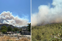 Manisa'da iki yangın: İki gözaltı