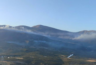 Demir keserken ormanı yaktılar