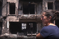 Yangında evi kül olan vatandaştan 4 dakika çıkışı