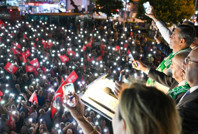 Operasyonların gölgesinde miting! 'Millet İradesine Sahip Çıkıyor'