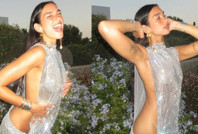 Genç şarkıcı doğum gününde tercih ettiği elbiseyle beğeni topladı