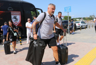 Samsunspor, Panathinaikos randevusu için Atina'ya gitti