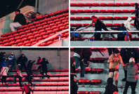 Futbolda bunu da gördük! Birbirlerine dışkı attılar: 97 gözaltı, 5 yaralı