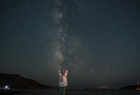 Samanyolu kadrajda... Gökyüzünde görsel şölen