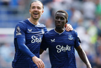 Everton'ın yeni stadındaki ilk maça Grealish damga vurdu