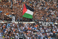 Marsilya taraftarı 'Filistin'e özgürlük' dedi