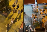 Taksim'de sopalı kavga