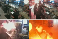 Mayonez bitti diye sinirlendi, kafeyi ateşe verdi