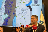 Skandal harita: Batı Şeria'nın yüzde 82'sini ilhak edeceğiz