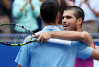 Alcaraz, Djokovic’i 3-0'la geçti: ABD Açık'ta finale çıktı
