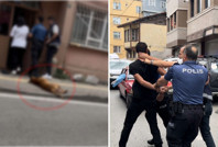 Polislerin birini kendi, diğerini köpeği ısırdı