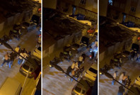 Mahalle karıştı: Annesini 'yürü eve' diye itti