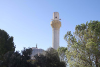 'Böylesini görmedim' dedi: Minarenin külahı uçtu