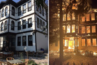 Tarihi Keyvanlar Konağı’nı, bekçinin husumetlileri kundaklamış