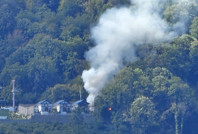 Bungalov tesisinde yangın