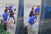 Çamaşır suyu kavgası! Oğluna yardım için balkondan atladı