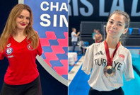 Milli para yüzücü Sevilay'dan gümüş, Sümeyye'den bronz geldi