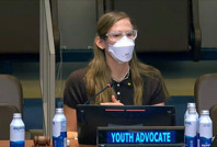 Ünlü çiftin kızı BM'de konuştu