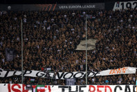 Yunan taraftarlardan İsrail protestosu