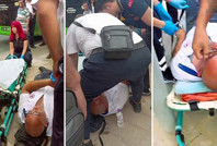 Mesaiye geldi, yere yığıldı