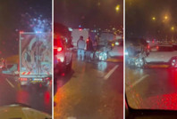 Sabah trafiği kilitlendi: TEM’de 17 araç birbirine girdi