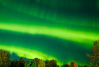 Kuzey ışıkları göz kamaştırdı