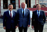 İYİ Parti heyetinden emekli Albay Orkun Özeller'e ziyaret