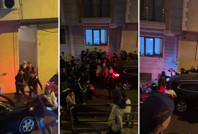 Ortalık karıştı, asker adayı tekmeyle ayırdı