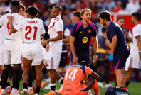 Sevilla, Barcelona'yı dağıttı! İlk mağlubiyet 4-1'le geldi