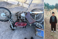 74 yaşındaki motosiklet sürücüsü kazada yaşamını yitirdi