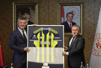 Sadettin Saran, Bakan Osman Aşkın Bak ile görüştü