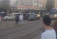 Yaşlı kadına tanker çarptı