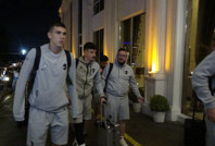 Millilerin rakibi Gürcistan, maç için Kocaeli'ne geldi