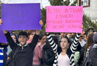 Van'da Adli Tıp Kurumu önünde Rojin Kabaiş eylemi: 'Bu intihar değil cinayet'