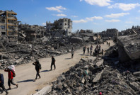 UNOCHA: Ateşkes sonrasında 310 bin kişi Gazze'nin kuzeyine gitti