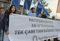 İTÜ'deki NATO etkinliği protesto edildi
